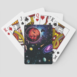 space playing cards