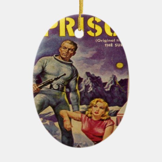 Space Prison Ceramic Ornament