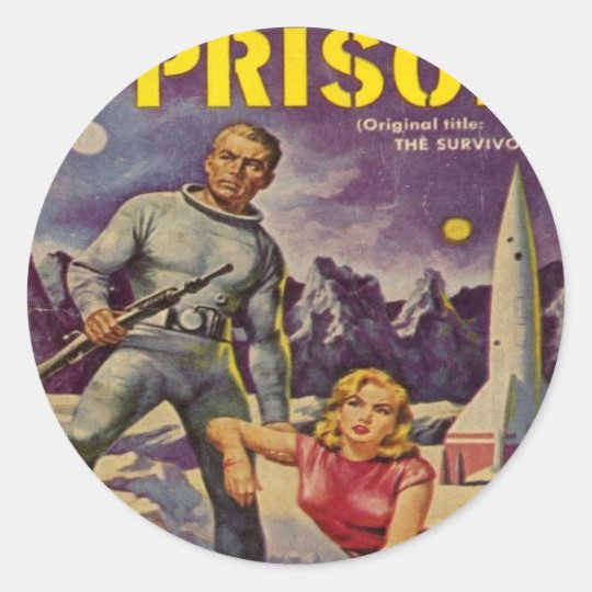 Space Prison Classic Round Sticker