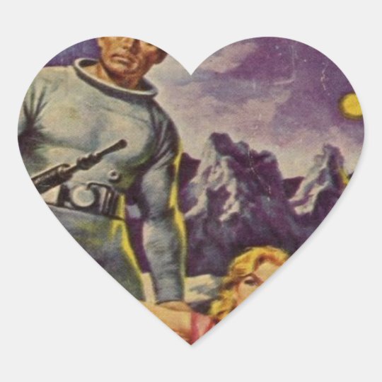 Space Prison Heart Sticker