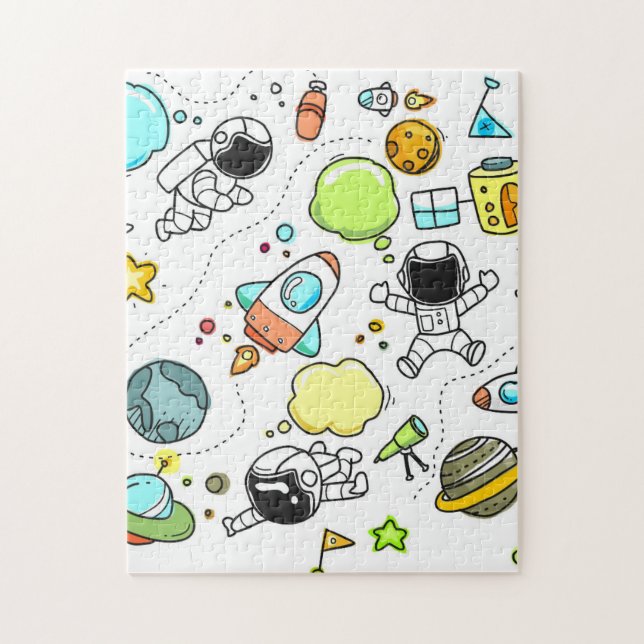 Space Puzzle 252 Piece Jigsaw Puzzle for Kids (Vertical)