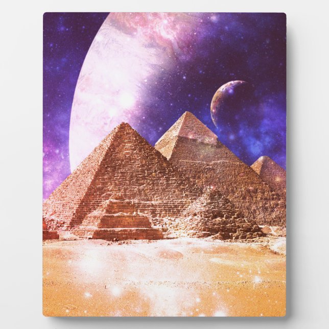 Space Pyramids Plaque (Front)