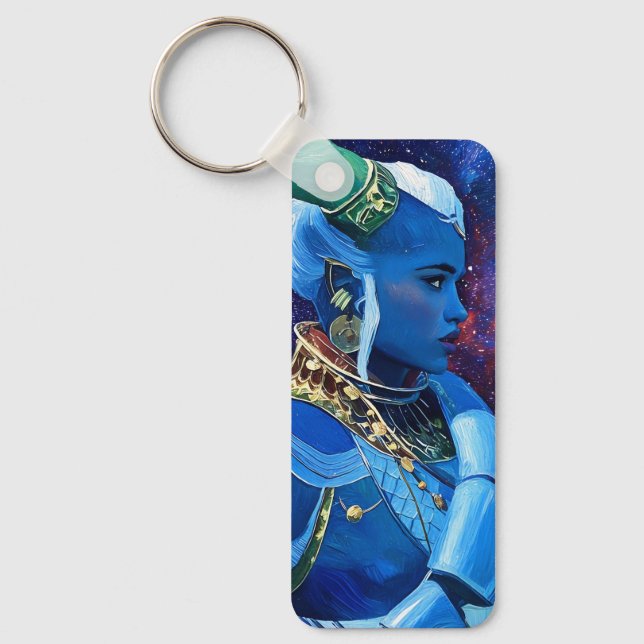 Space Qunari Keychain (Front)