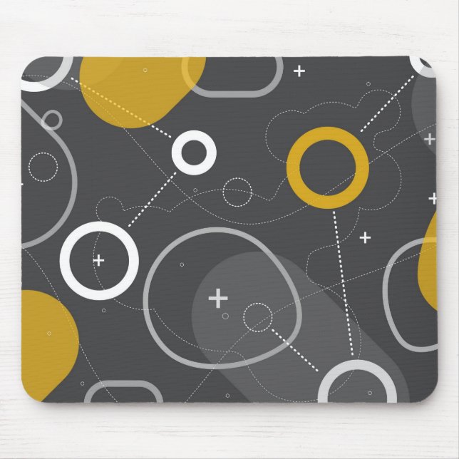 Space Race Abstract Mousepad (Front)