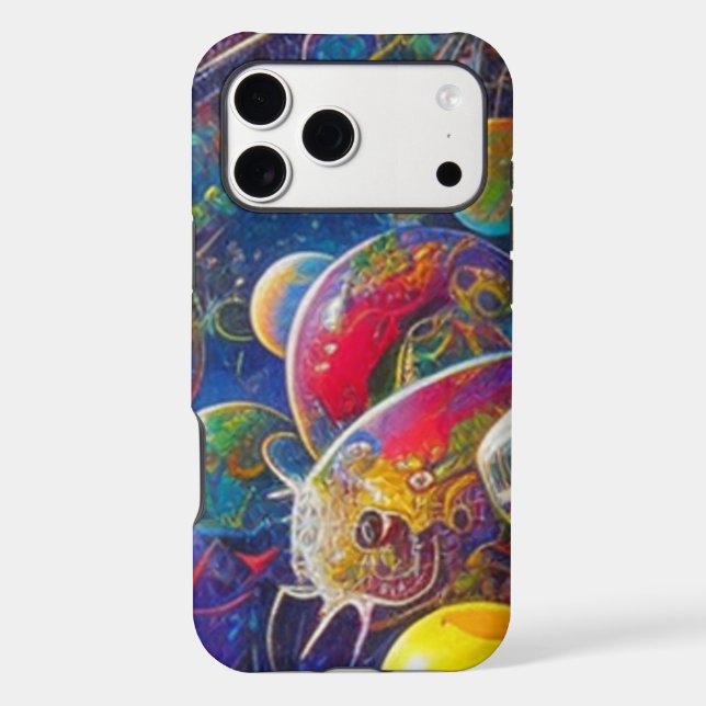 Space Race Apple iPhone 17 Pro Max Tough case (Back)