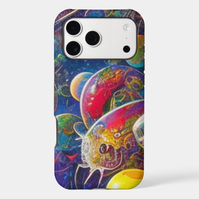Space Race Apple iPhone 17 Pro Max Tough case (Back)