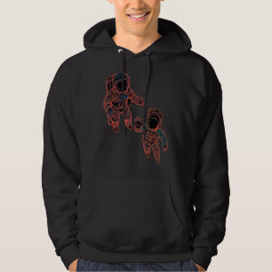 Space Race Astronauts Hoodie