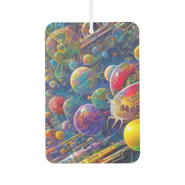 Space Race car air freshener (Front)