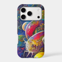 Space Race closeup Apple iPhone 17 Pro Tough case