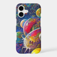 Space Race closeup Apple iPhone 17 Slim case