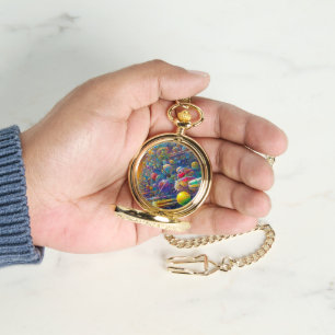 Space Race gold eWatch pocket watch