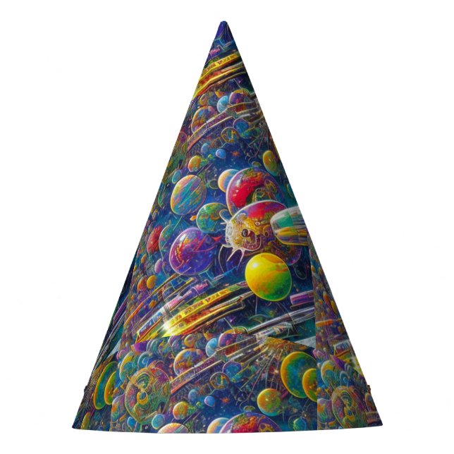 Space Race party hats (Front)