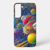 Space Race Samsung S22 Plus phone case