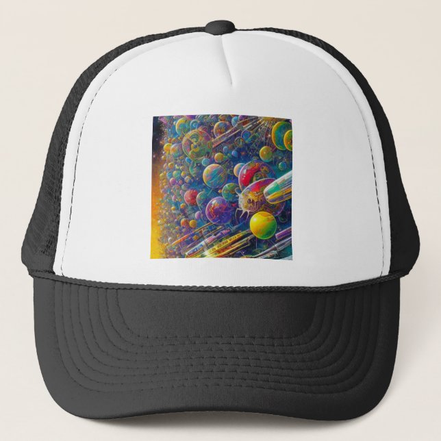 Space Race trucker hat (Front)