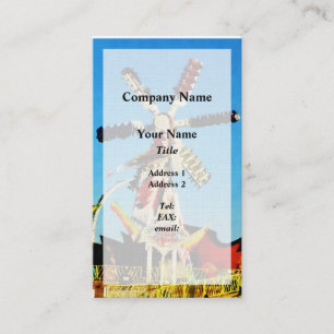 Space Racer in Distance Business Card