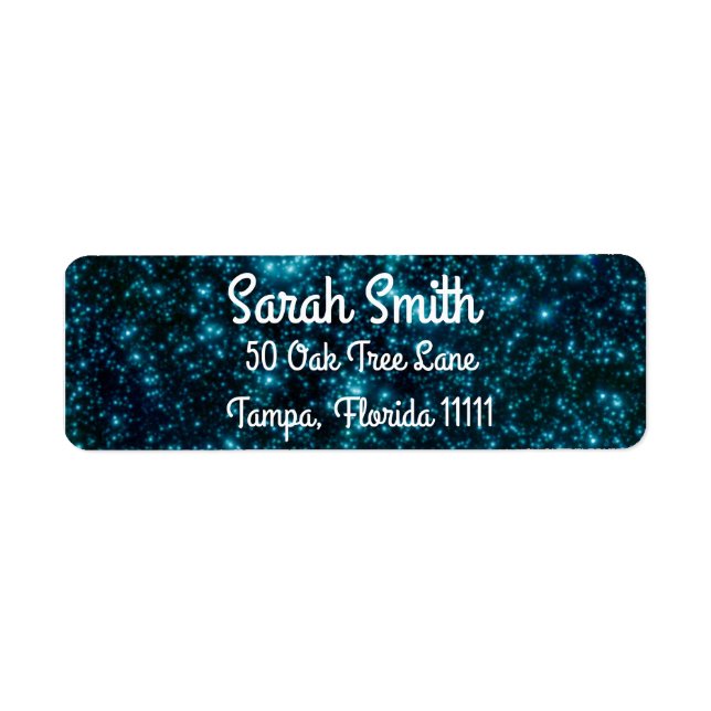 space  return address label (Front)