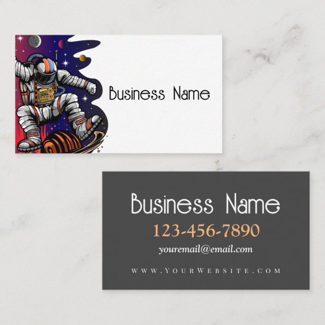 Space Ride Business Card (Front/Back)