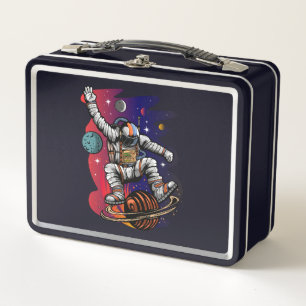 Space Ride Metal Lunch Box