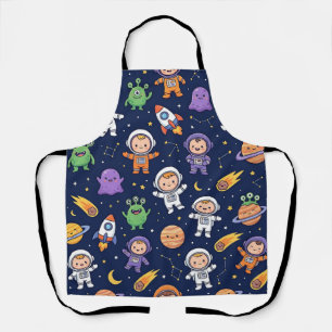 Space Rocket Astronaut Apron