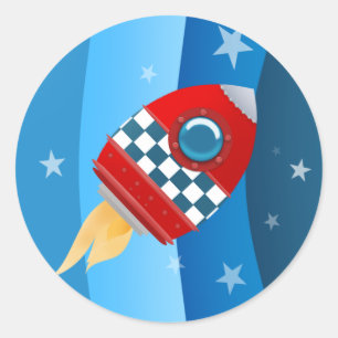 Space Rocket stickers