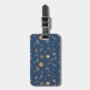 Space salad luggage tag