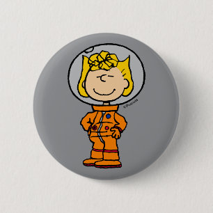 SPACE   Sally Astronaut 6 Cm Round Badge