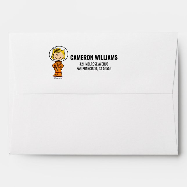 SPACE | Sally Astronaut Envelope (Back (Top Flap))