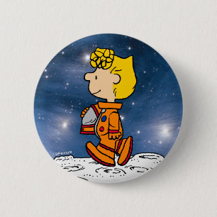 SPACE   Sally Brown Astronaut 6 Cm Round Badge