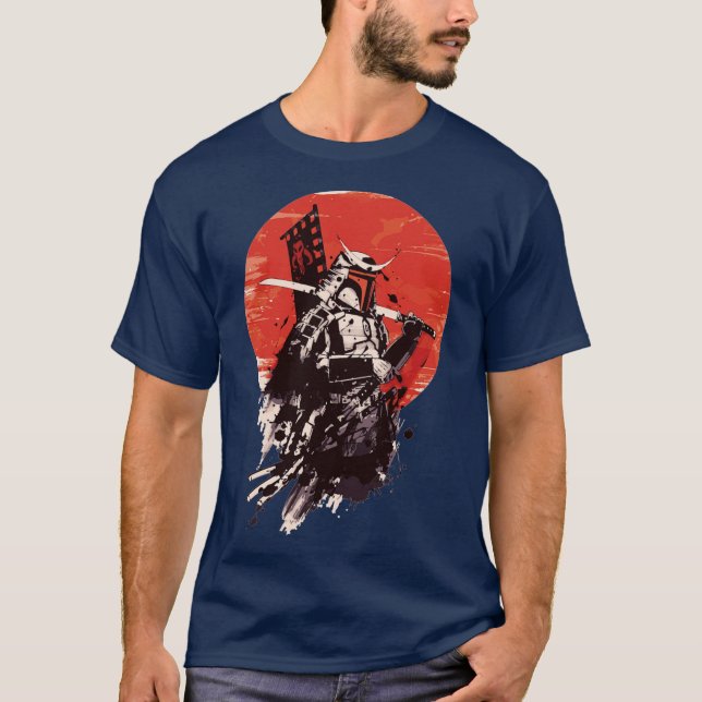Space Samurai Bounty Hunter Japanese Edition gift T-Shirt (Front)