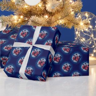 Space Santa Wrapping Paper