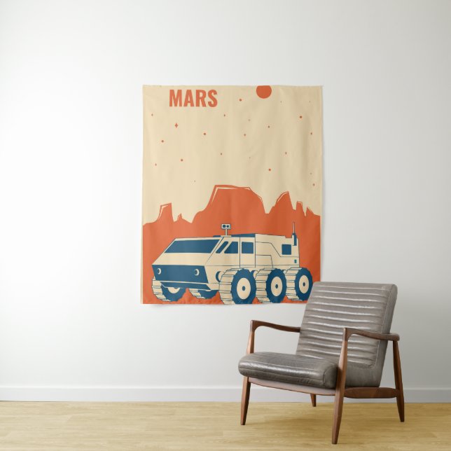 Space satellite tapestry (In Situ)