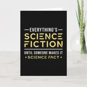 Space Science Fiction Day Science Alien Nerds Gift Card