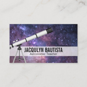 Space Science Telescope Business Card