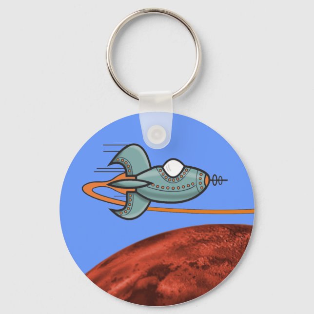 Space Ship Key Ring (Front)