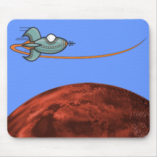 Space Ship Mouse Pad
