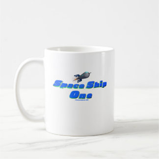 Space Ship One white mug