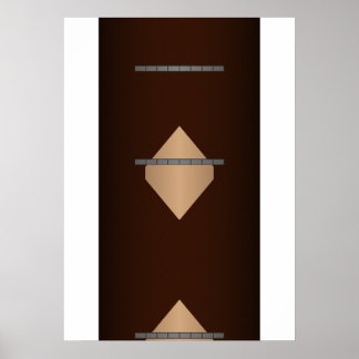 Space ship temple carpet poster