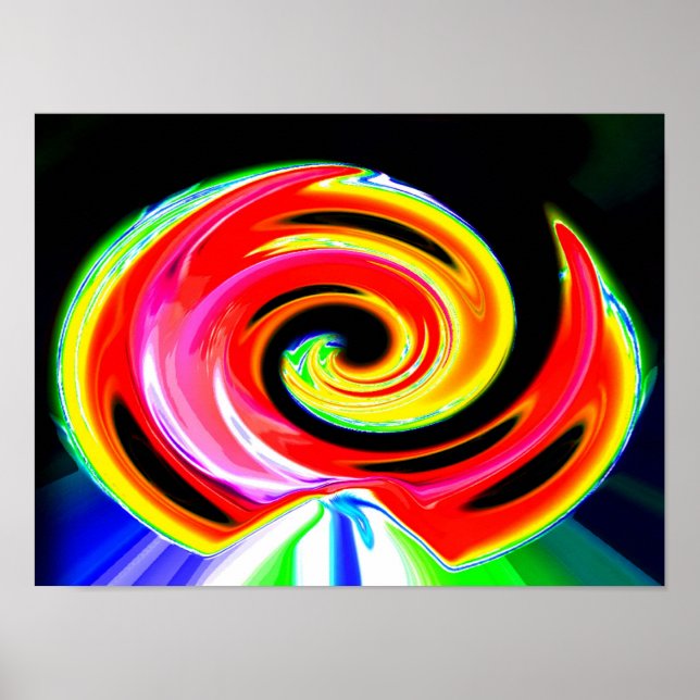 Space ship trail poster (Front)