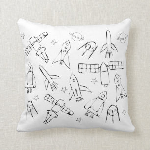 Space ships cushion
