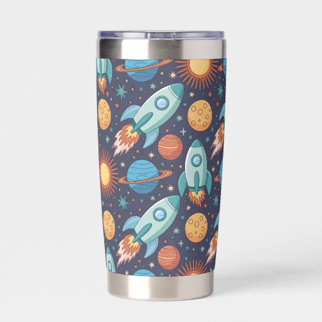 Space Ships Insulated Tumbler (Back)