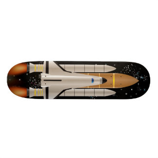 Space Shutle Launching Skateboard Deck