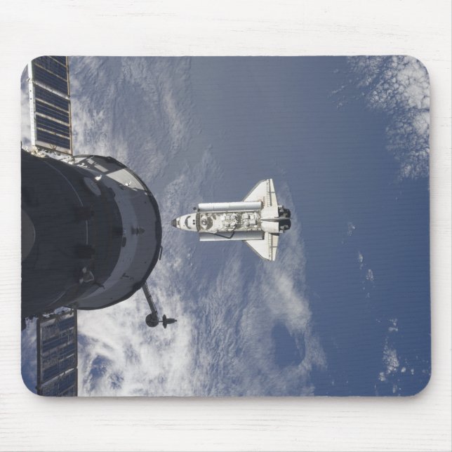 Space Shuttle Atlantis and a Russian spacecraft Mouse Pad (Front)