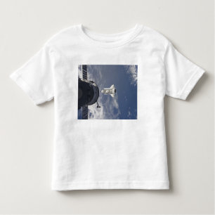 Space Shuttle Atlantis and a Russian spacecraft Toddler T-Shirt