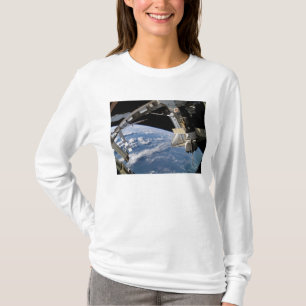 Space Shuttle Atlantis and a Soyuz spacecraft T-Shirt