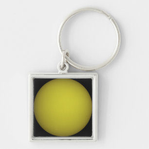 Space Shuttle Atlantis is seen in silhouette Key Ring