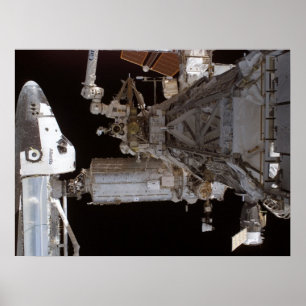 Space Shuttle Atlantis & ISS (STS-115) Poster