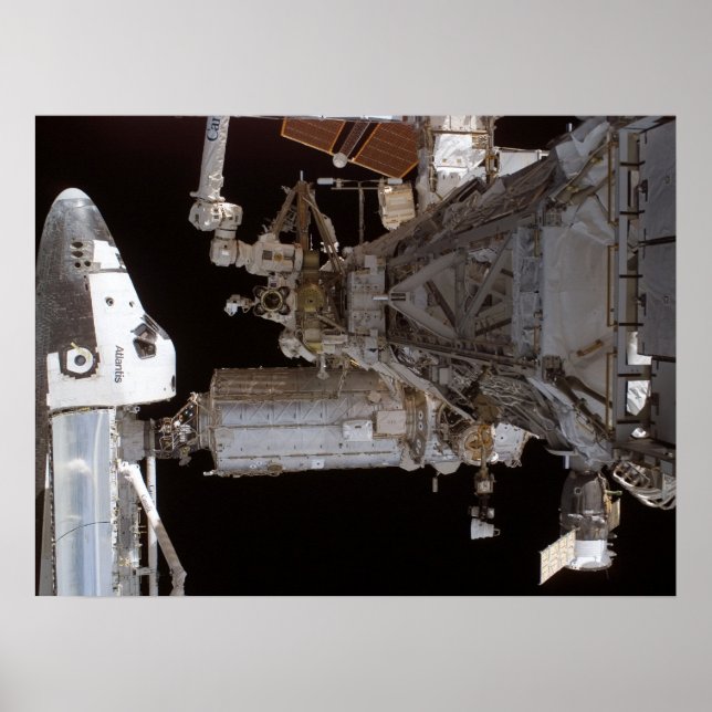Space Shuttle Atlantis & ISS (STS-115) Poster (Front)