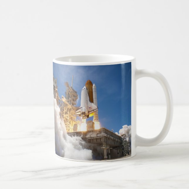 Space Shuttle Atlantis Launching STS-132 Mission Coffee Mug (Right)