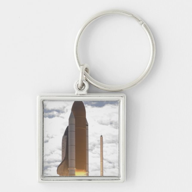 Space Shuttle Atlantis lifts off 16 Key Ring (Front)