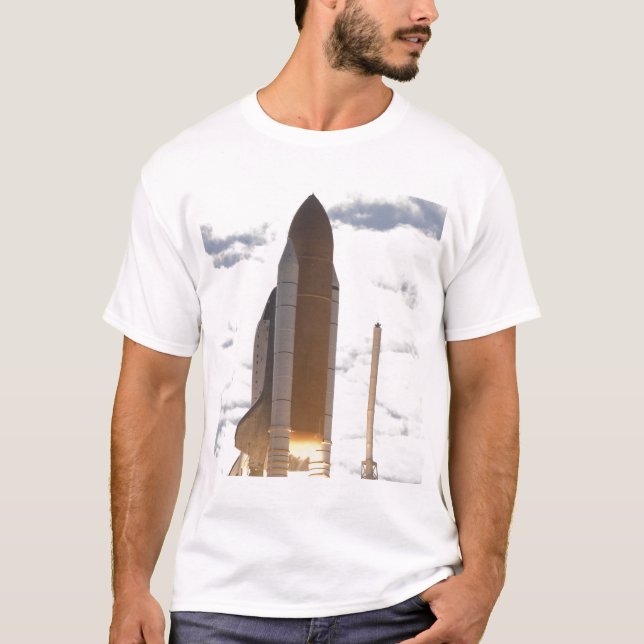 Space Shuttle Atlantis lifts off 16 T-Shirt (Front)